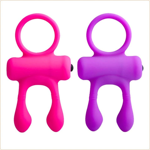Rabbit Silicone Cockring Waterproof by BDStyle - Ball and Cock Toys