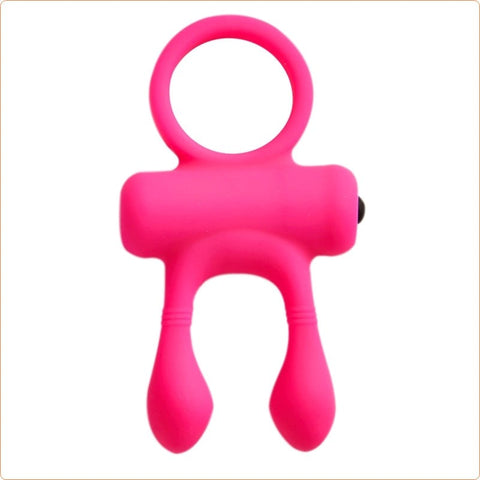 Rabbit Silicone Cockring Waterproof by BDStyle - Ball and Cock Toys