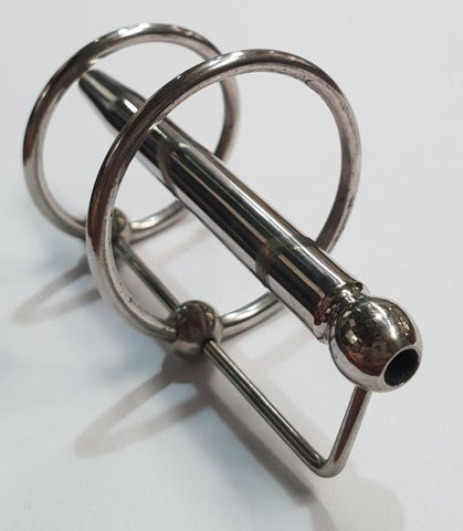 Real Jock Steel Penis Wand by Hell's Couture - Penis Plugs