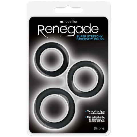 Renegade Diversity Rings by NS Novelties - Cock Rings