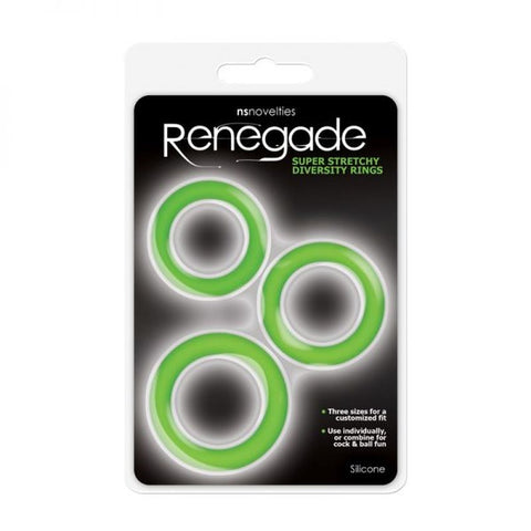 Renegade Diversity Rings by NS Novelties - Cock Rings