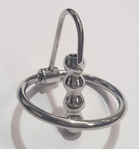 Ribbed Dream Penis Plug & Glans Ring by Hell's Couture - Penis Plugs