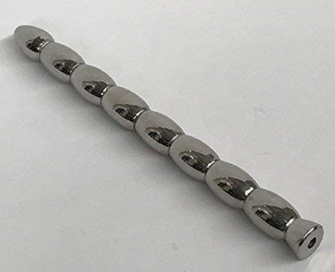 Rippled Post Hollow Penis Plug by Hell's Couture - Penis Plugs