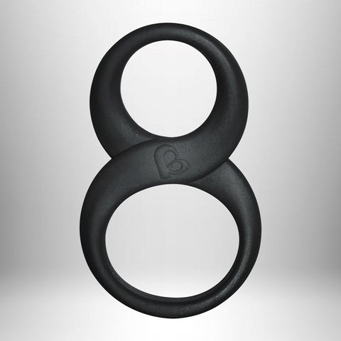 8 Ball Cock Ring Silicone 60 mm by Rocks Off - Cock Rings