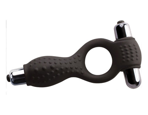 Union Black Silicone Cock Ring by Rocks Off - Cock Rings