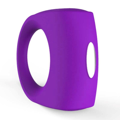 Mens Vibrating Silicone Cock Ring Waterproof by Romant - Cock Rings