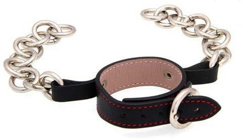 Sado Foot Job Ballring With Chains by Rosebuds Jewelry - Cock Rings