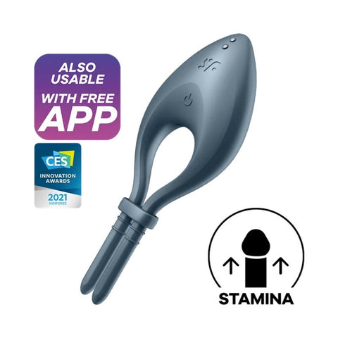 Bullseye Vibrating Adjustable Lasso Cock Ring by Satisfyer - Ball and Cock Toys