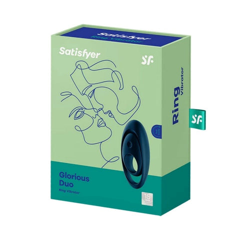 Glorious Duo Mens Vibrating Cock Ring by Satisfyer - Ball and Cock Toys