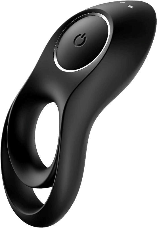 Satisfyer Legendary Duo Ring Black - - Vibrating Cock Rings