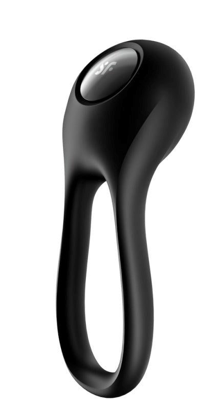 Satisfyer Majestic Duo Ring Black - - Vibrating Cock Rings