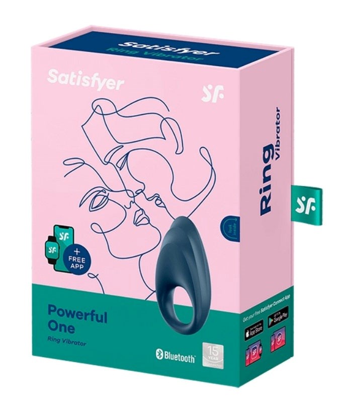 Satisfyer Powerful One Ring Vibrator - - Vibrating Cock Rings