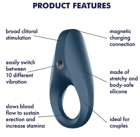 Rocket Ring Vibrating Cock Ring by Satisfyer - Cock Rings