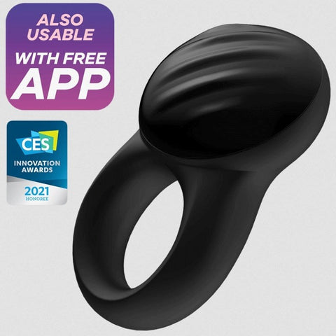 Signet Mobile App Control Vibrating Cock Ring by Satisfyer - Vibrating Cock Rings