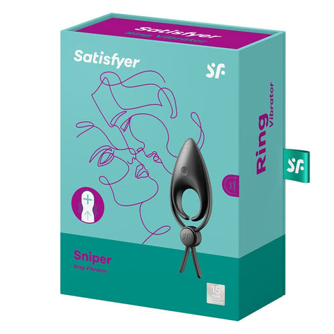 Sniper Vibrating Adjustable Lasso Cock Ring by Satisfyer - Ball and Cock Toys