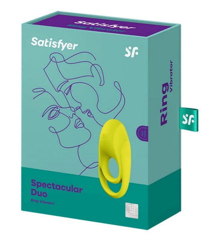 Spectacular Duo Light USB Rechargeable Cock & Balls Ring - Ball and Cock Toys
