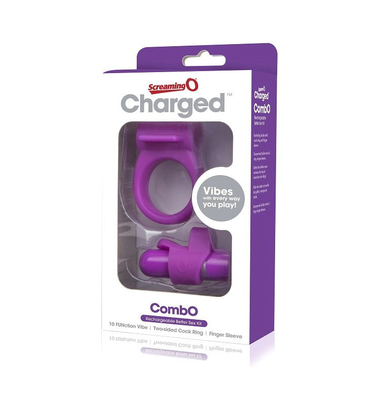 Screaming O Charged CombO Purple - - Sex Kits