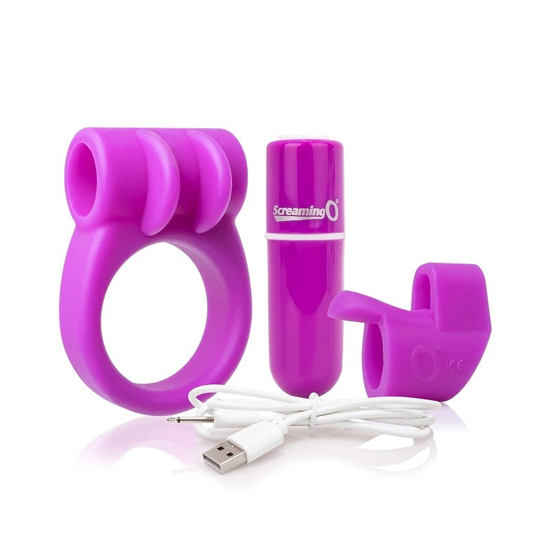 Screaming O Charged CombO Purple - - Sex Kits