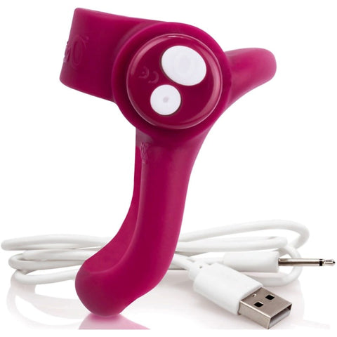 You-turn Ring Merlot by Screaming O - Cock Rings