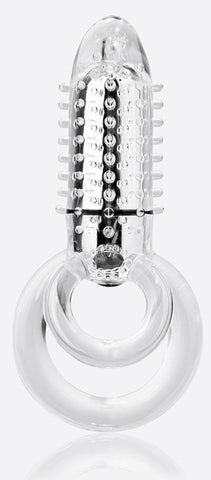 DoubleO 8 Dual-Cock Ring Vibrating Erection Enhancer - Vibrating Cock Rings