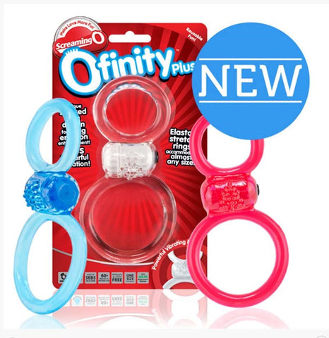 Ofinity Plus Double Vibrating Cock Ring by Screaming O - Vibrating Cock Rings