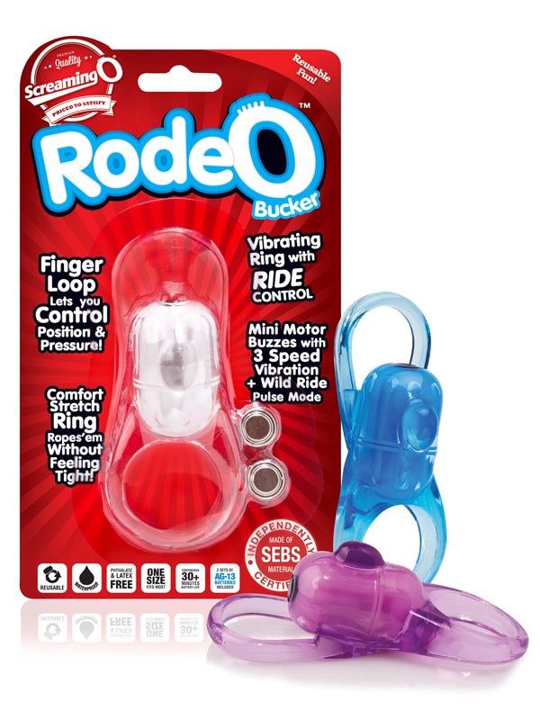 ScreamingO RodeO Bucker - - Vibrating Cock Rings