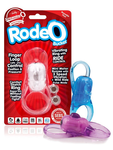 RodeO Bucker Vibrating Cock Ring by Screaming O - Vibrating Cock Rings