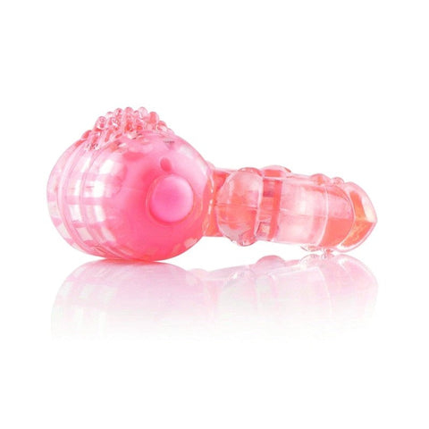 The Big O Stretchy Vibrating Cock Ring by Screaming O - Cock Rings