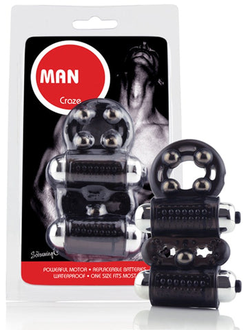 OMan Craze Vibrating Cock Ring by Screaming O - Vibrating Cock Rings