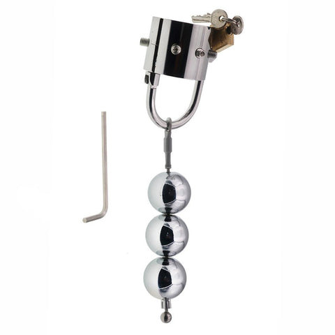 Scrotum Testicle Stretcher Pendant by BDStyle - Male Chastity