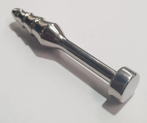 Sex Ribbed and Tapered Penis Plug by Hell's Couture - Penis Plugs