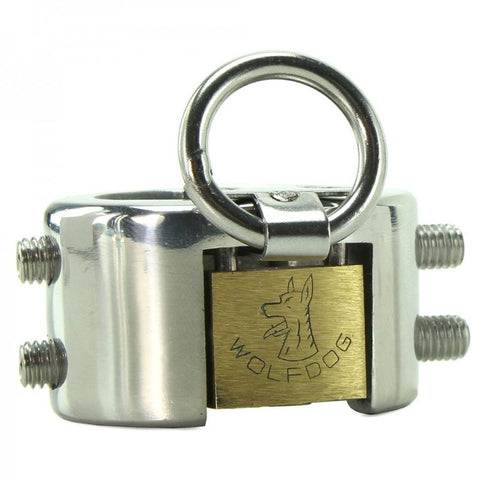 Shadow Stainless Steel CBT Piercing Chamber Cock Cage - Male Chastity