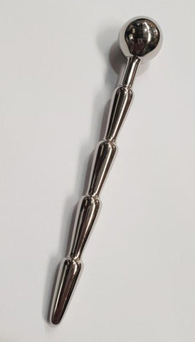 Shrine Rippled Penis Plug by Hell's Couture - Penis Plugs