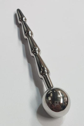 Shrine Rippled Penis Plug by Hell's Couture - Penis Plugs