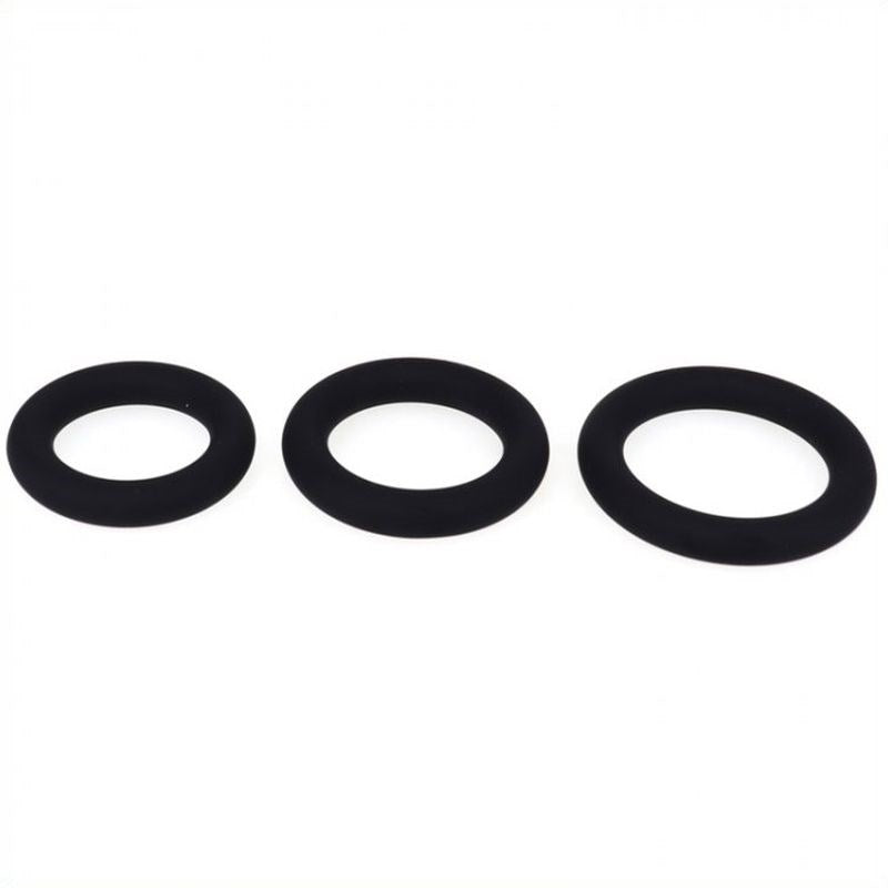 Silicone Cock Ring Set - - Cock Rings