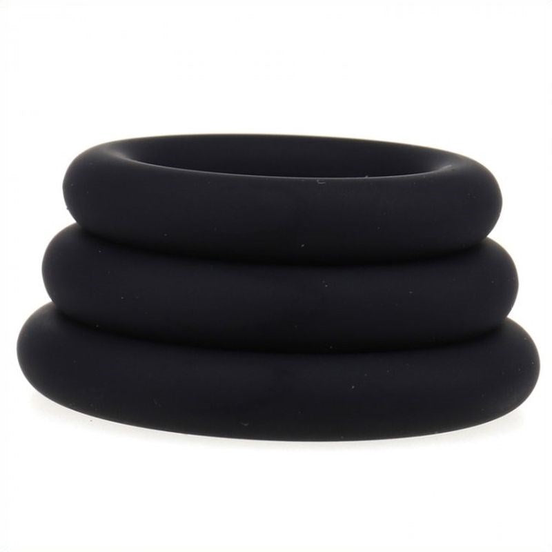 Silicone Cock Ring Set - - Cock Rings