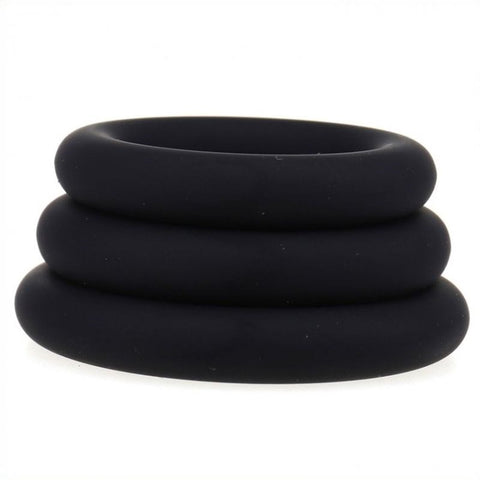 Silicone Stretchy Cock Ring Set by BDStyle - Cock Rings