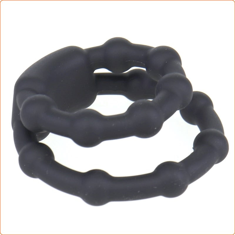 Silicone Love Ring - - Ball and Cock Toys