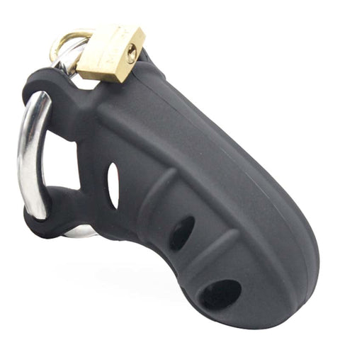 Silicone Male Chastity Device - SMALL 7.3 cm by BDStyle - Male Chastity