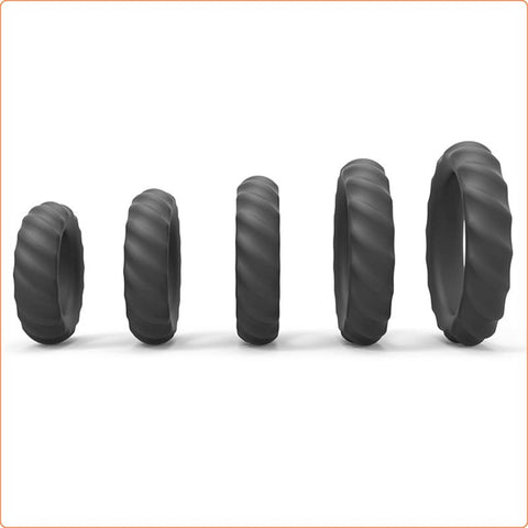 Silicone Penis Rings for Erection Enhancing by BDStyle - Ball and Cock Toys