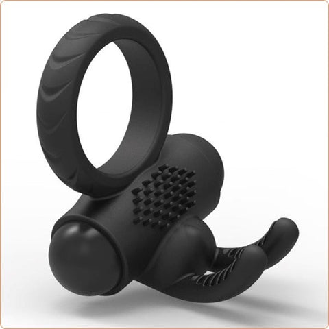 Silicone Rabbit Sex Cock Ring by BDStyle - Ball and Cock Toys