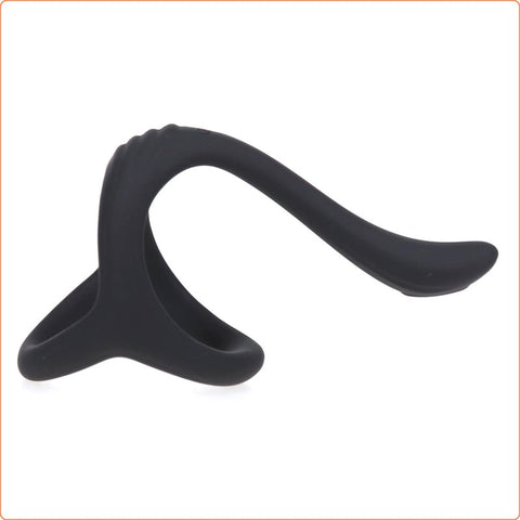 Silicone Triangle Penis Ring with Teasing Tail by BDStyle - Ball and Cock Toys