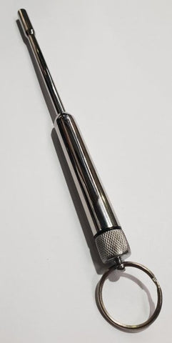 Sinda Vibrating Urethral Sound With Ring by Hell's Couture - Penis Plugs