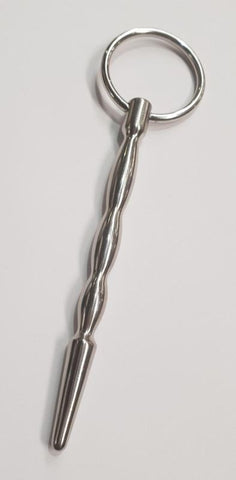 Sizzler Metal Penis Plug Solid by Hell's Couture - Penis Plugs