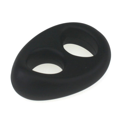 Soft Silicone Double Hole Cock Ring by NANMA Corporation - Cock Rings
