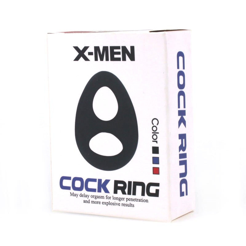 Soft Silicone Double Hole Cock Ring - - Cock Rings