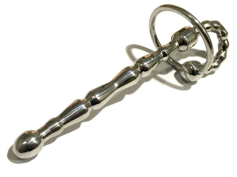 Spinal Penis Plug With Glans Ring by Hell's Couture - Penis Plugs