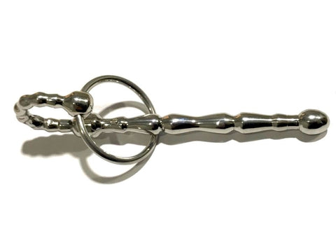 Spinal Penis Plug With Glans Ring by Hell's Couture - Penis Plugs
