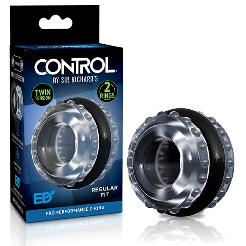 SR Pro Performance C-Ring - Black - - Stretchy Cock Rings