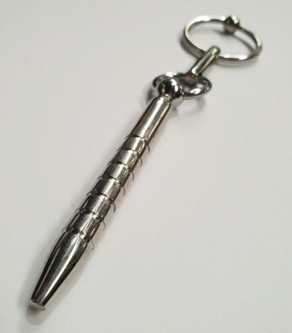 Stake Out Penis Plug with Glans Ring by Hell's Couture - Penis Plugs